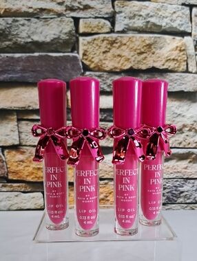 Bath & Body Works Perfect In Pink Lip Oil - Bright Pink Gloss